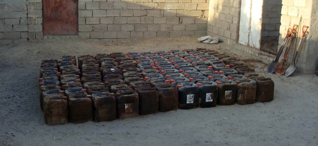Rakkasans recover 800 gallons of nitric acid
