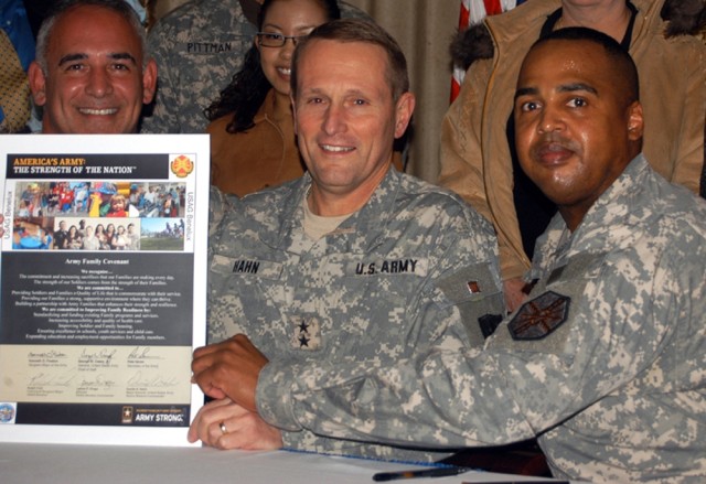 Benelux Holds Army Family Covenant Signing