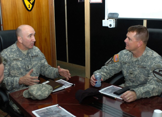 MNF-I general in charge of strategic operations visits Ironhorse Brigade