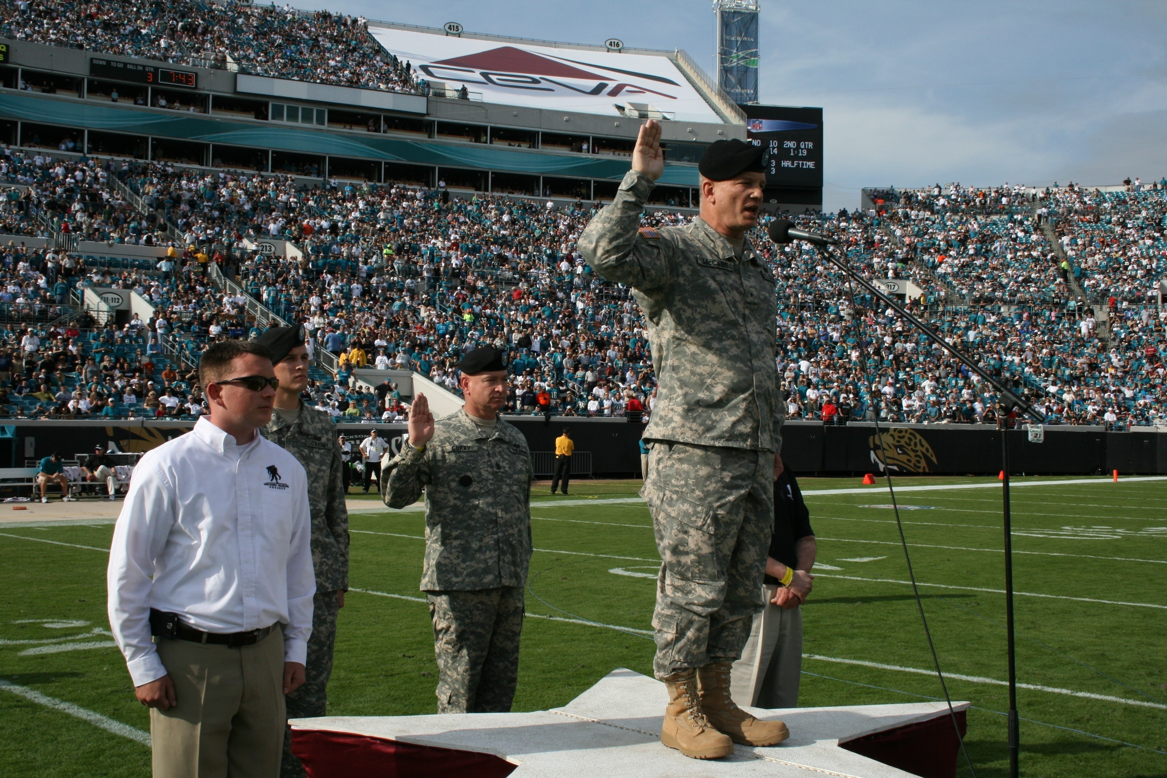 Suddath Sponsors 'Military Move of the Game' with Jacksonville Jaguars