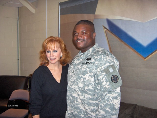 Soldier meets famous email pal