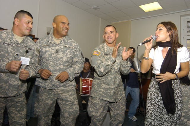 Entertainers Bring Song And Cheer to Wounded Warriors at LRMC