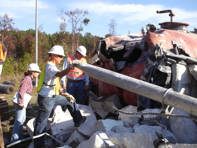 Work at the first Directed Demolition Service project