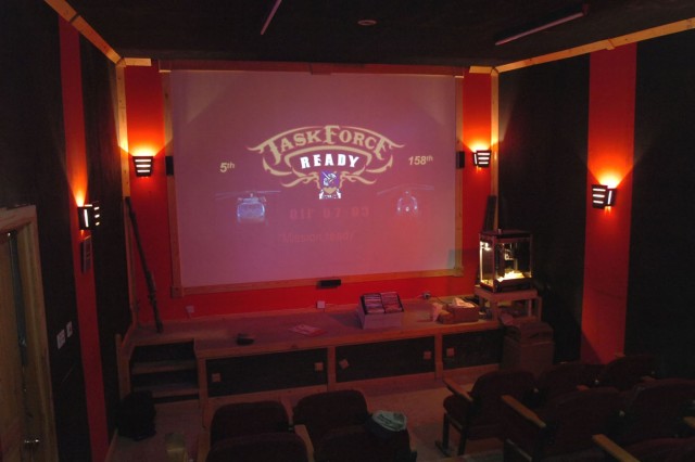 5-158 AVN. Transforms Briefing Space into Movie Theater