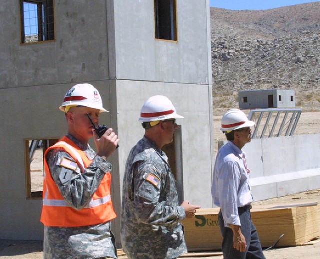 Engineers at NTC MOUT Site
