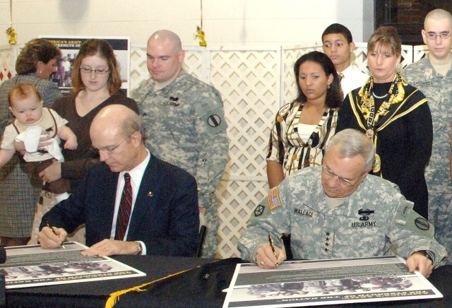 Fort Monroe Covenant signing