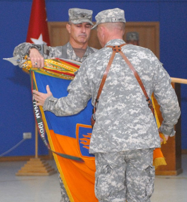 Task Force XII hands control to Task Force 49, begins new mission