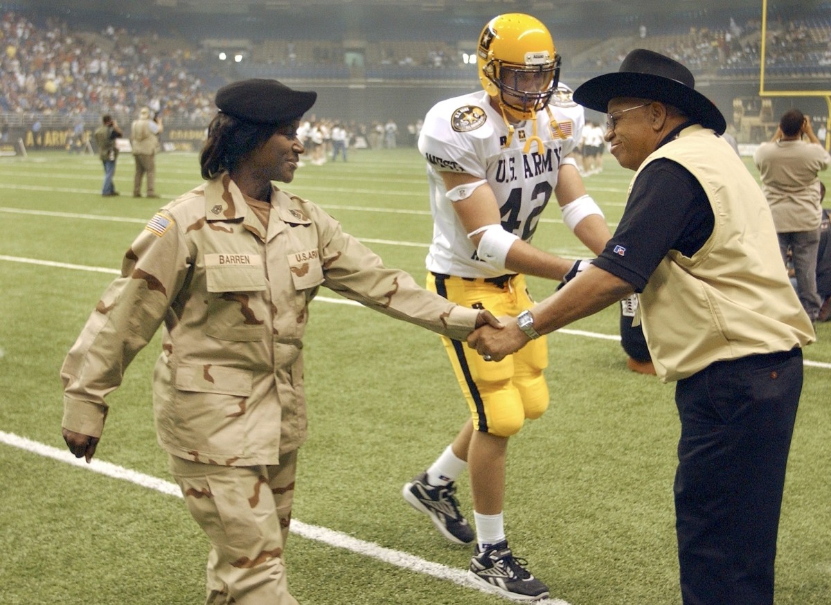 Bills use members of military to model new uniforms - NBC Sports