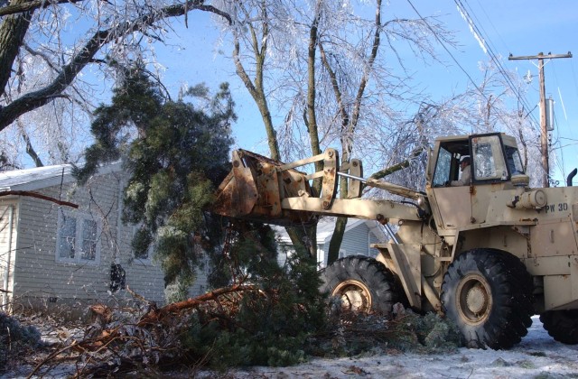 Fort Riley Thaws Out After Midwest Ice Storm