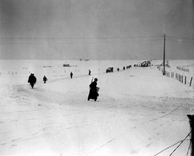 December 1944, Somewhere in &quot;The Bulge.&quot;
