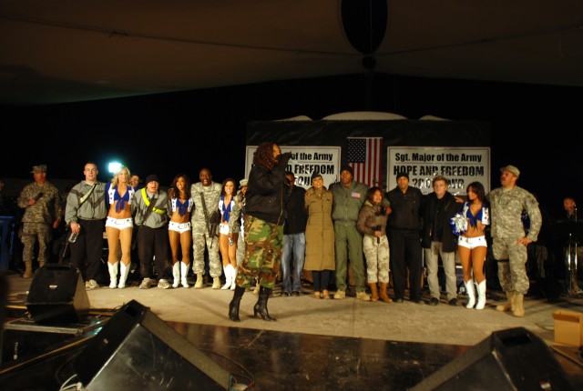 USO Tour Downrange