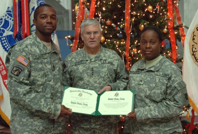 Army Chief of Staff re-enlists MND-C couple