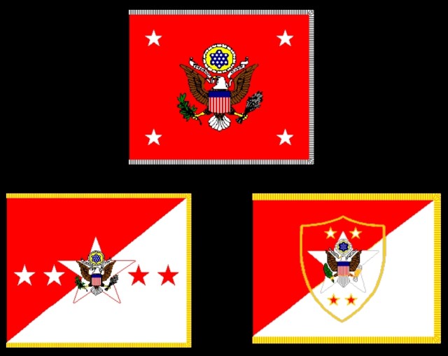 Senior Army Leader Flags