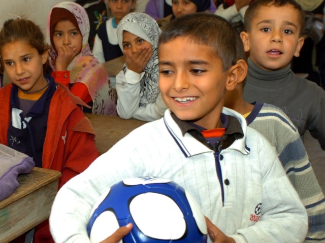Iraqi Army Brings Smiles