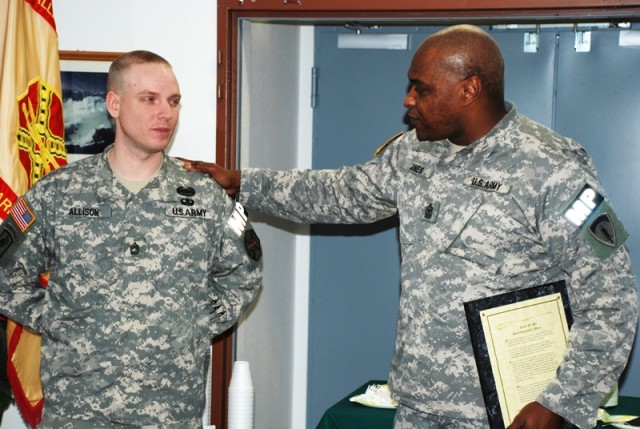 IMCOM-Europe NCO of the Year Advances Another Stripe