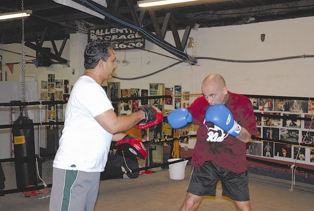 World-class Boxer Trains at Fort Jackson, Learns the Ropes