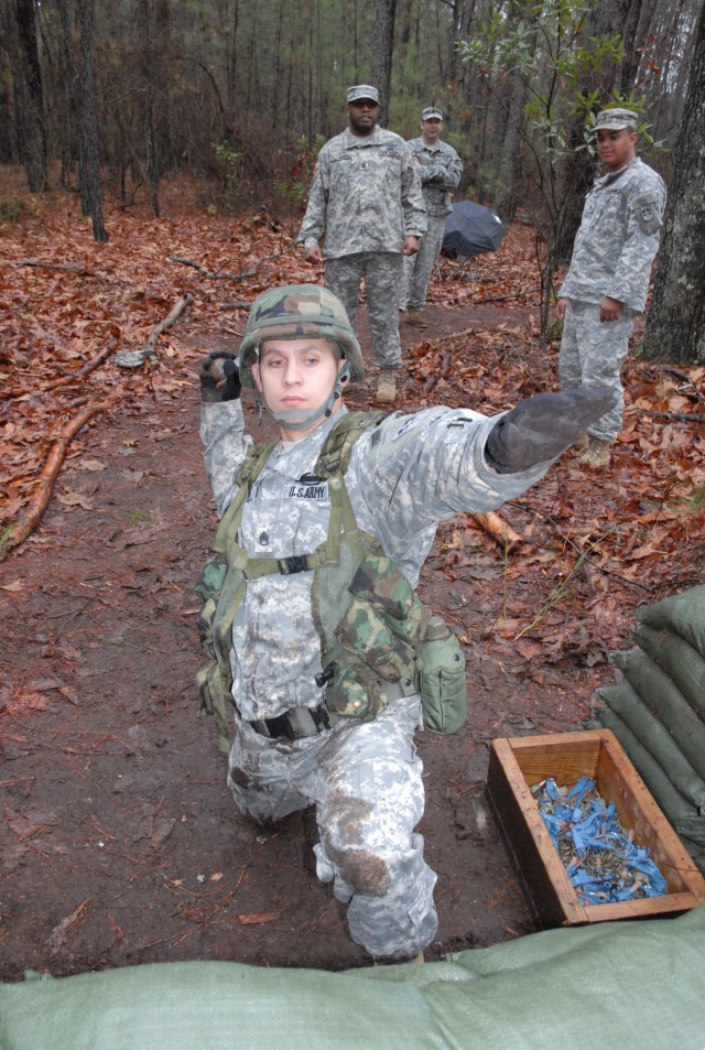 Keeping skills current - grenade throwing