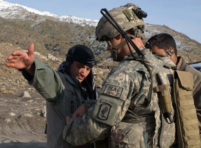 U.S. Army Europe Paratroopers Watch for Taliban, Smugglers on Afghan Road