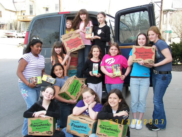 Girl Scouts ship cookies to SWA