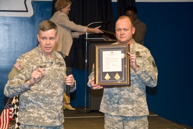 Phillips recognizes ANMC Spartan mission