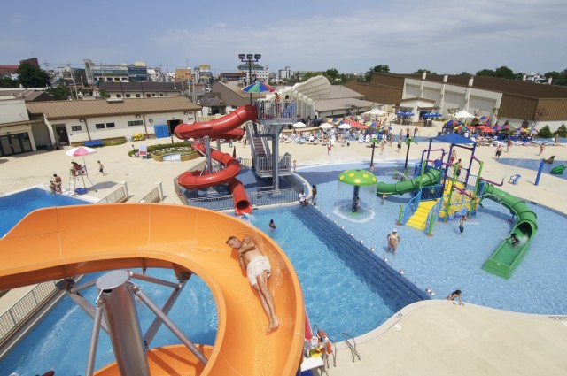 Water Park at Camp Humphrys, Korea