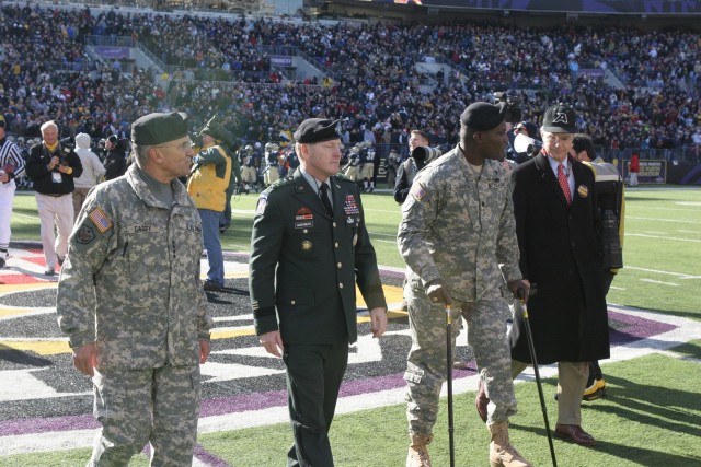 Lt. Col. Gadson at Army-Navy Game