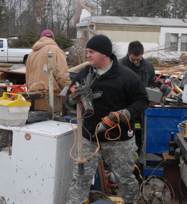 Guard Assists in Tornado Aftermath