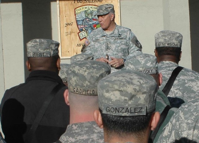 GEN Cody at FOB Salerno