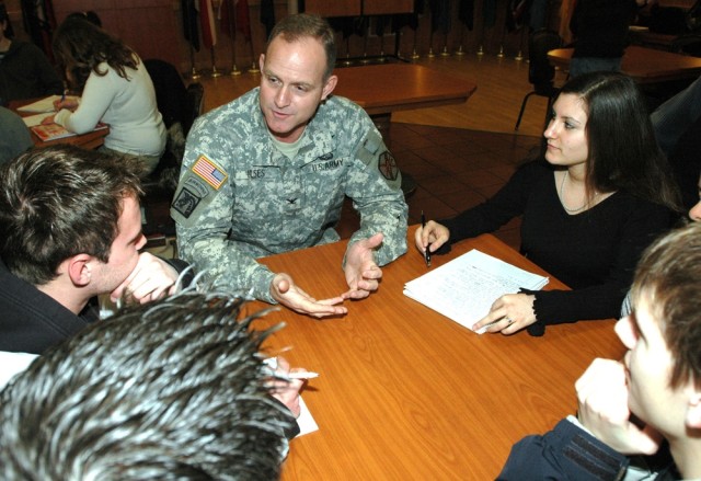 German Students Interview Soldiers for Multimedia Project