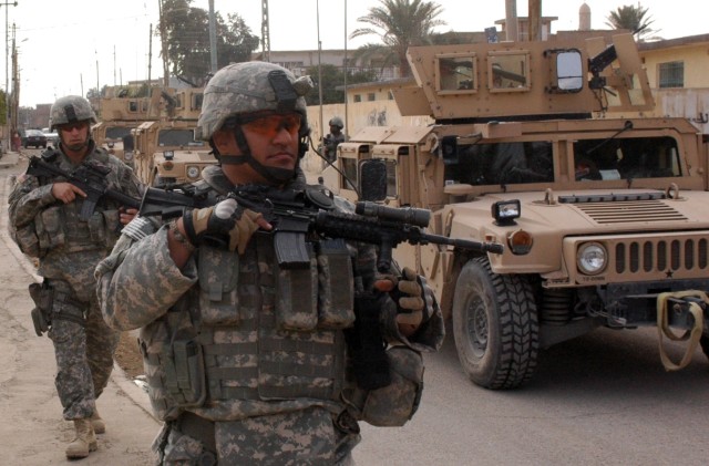 1st Armored Division Military Police do their part in bringing stability to Tikrit