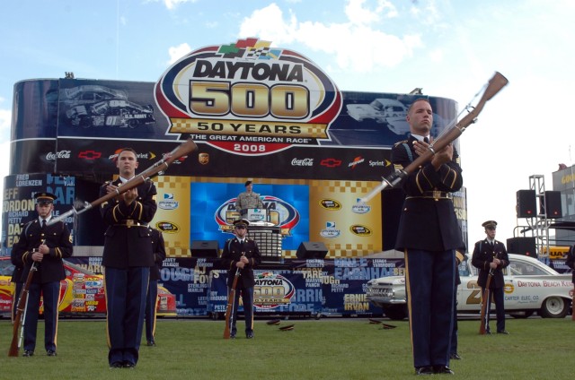 Army Drill Team at Daytona