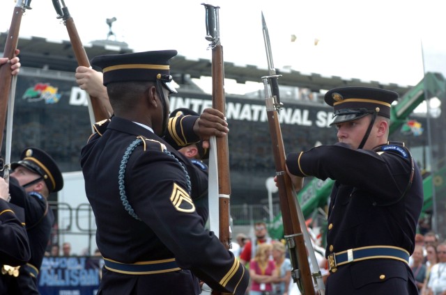 Drill Team Performs in Daytona