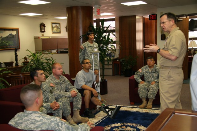 Chairman of the Joint Chiefs of Staff Visits Wounded Warriors at Tripler