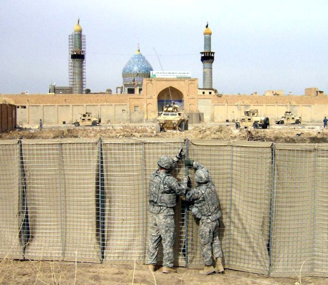 Military Police Soldiers improve security of Balad Shrine Mosque