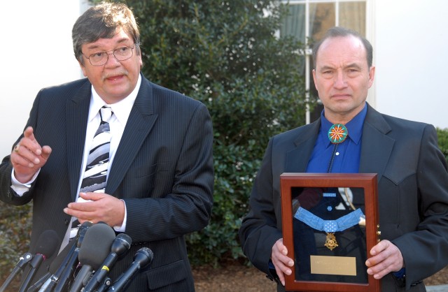 President Awards Medal of Honor to First Sioux Warrior