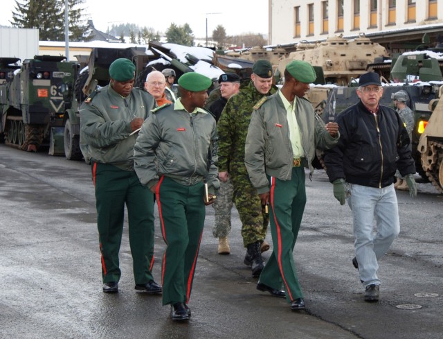 Botswanan logistics officers learn deployment procedures during Germany visit