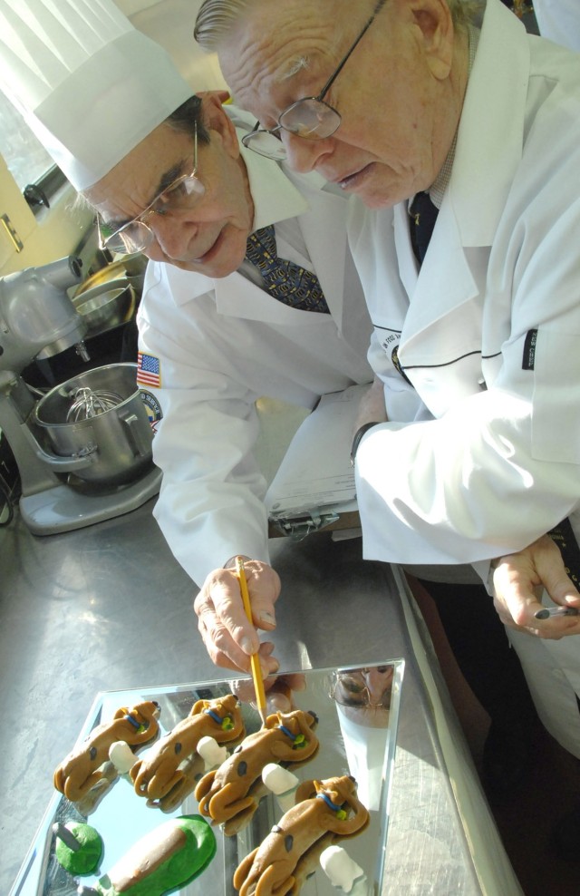 Judges Examine Culinary Art