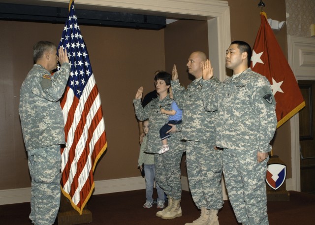 Soldiers re-enlist