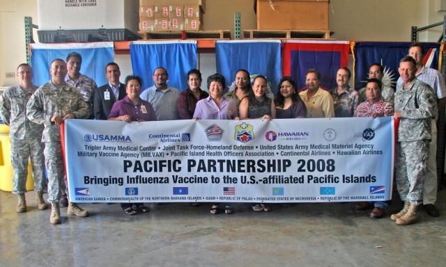 Inter-agency partnership brings excess Defense Department flu shots to Pacific Islands