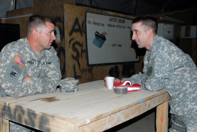 Deployment, mission change bring brothers together at Camp Taji