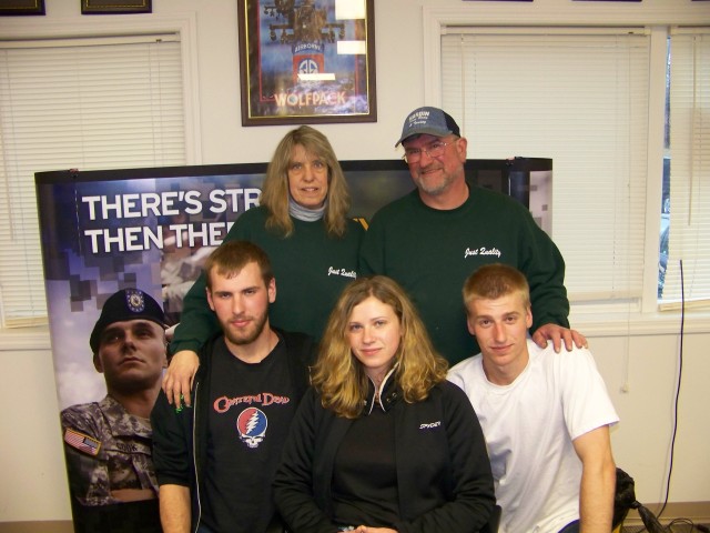Family serving together