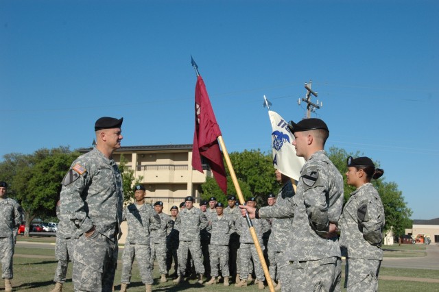 Roundup, Mont. native Col. Paul E. Funk II, commander, 1st Brigade Combat Team, 1st Cavalry Division addresses Soldiers with the 115th Brigade Support Battalion after presenting them with the Ironhorse Brigade's Top Battalion Retention Award,...