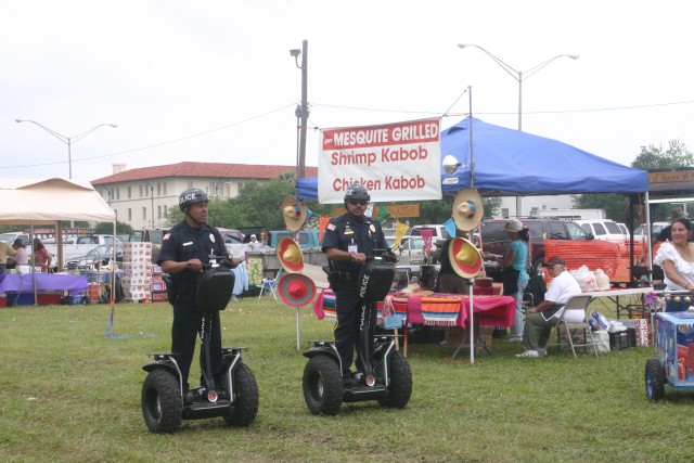 Fort Sam Unveils Segways At Fiesta