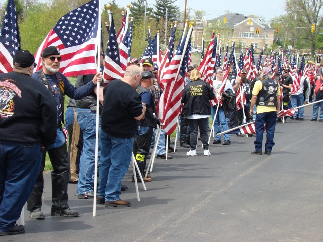 People pay their respects to Staff Sgt. Keith &#039;Matt&#039; Maupin.