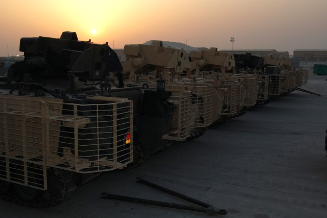 Sunset on the ready line