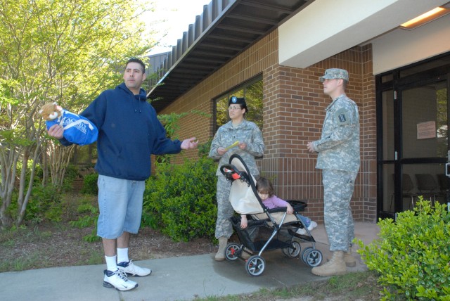 Soldiers learn to respond to emergency situations - seeking shelter