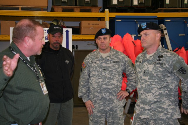 405th AFSB hosts 21st TSC leadership