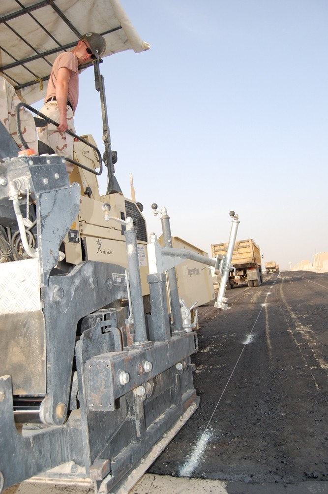 Paving by dawn's early light | Article | The United States Army