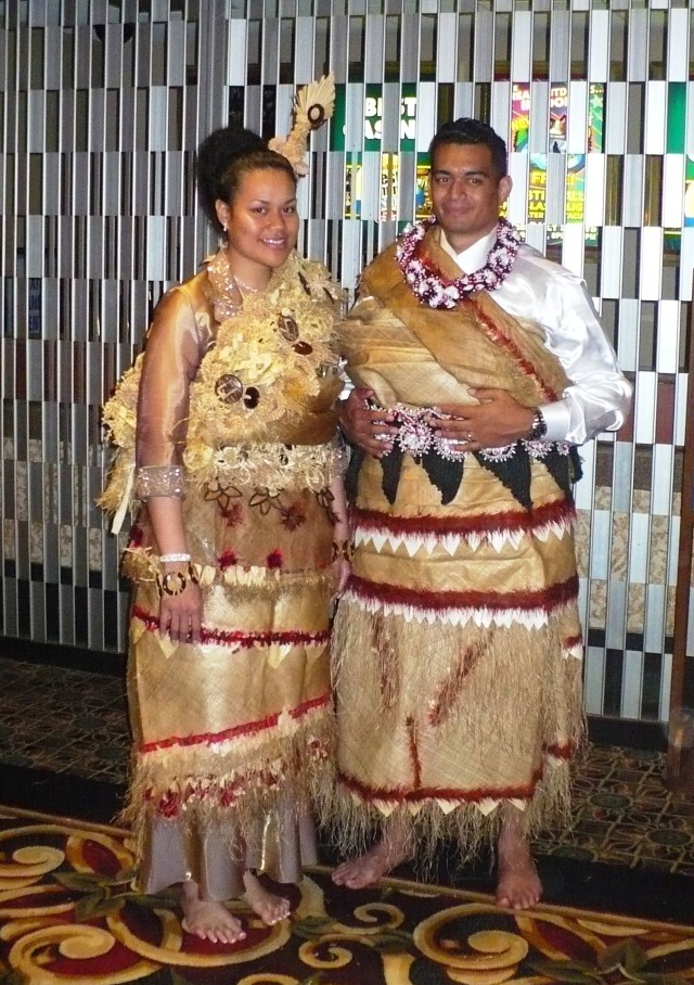 Soldier draws strength from Samoan heritage - wedding attire