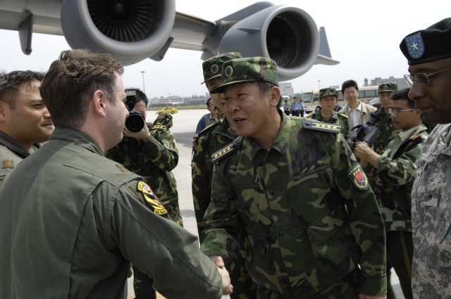U.S. Helps With Chinese Quake Relief